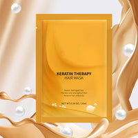 Grospe 10 Pcs Keratin Hair Mask Deep Conditioner Keratin Hair Treatment Mask Instantly Smooth Shiny Deep Nourishing Hair Mask for Dry & Damaged & Frizzy & Colour-Treated Hair