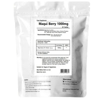 UKHealthHouse Maqui Berry Tablets 1000mg | Maqui Berry Extract Tablets | Potent Natural Antioxidant Support | Vegan & Vegetarian Friendly | Health & Wellbeing | UK (90 tabs)
