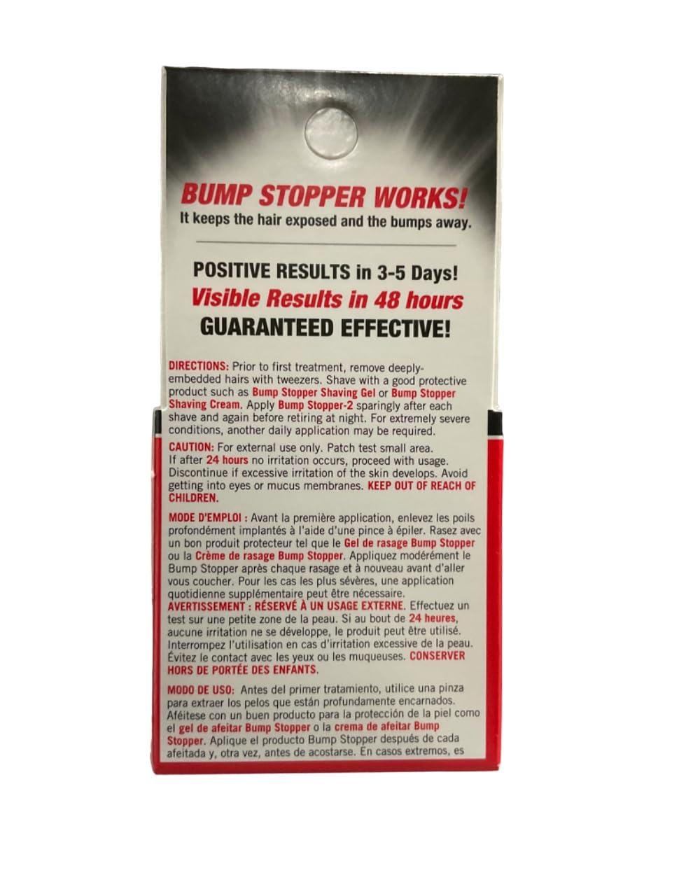 high time Bump Stopper 2 Double Strength Razor Bump Treatment pack of 3