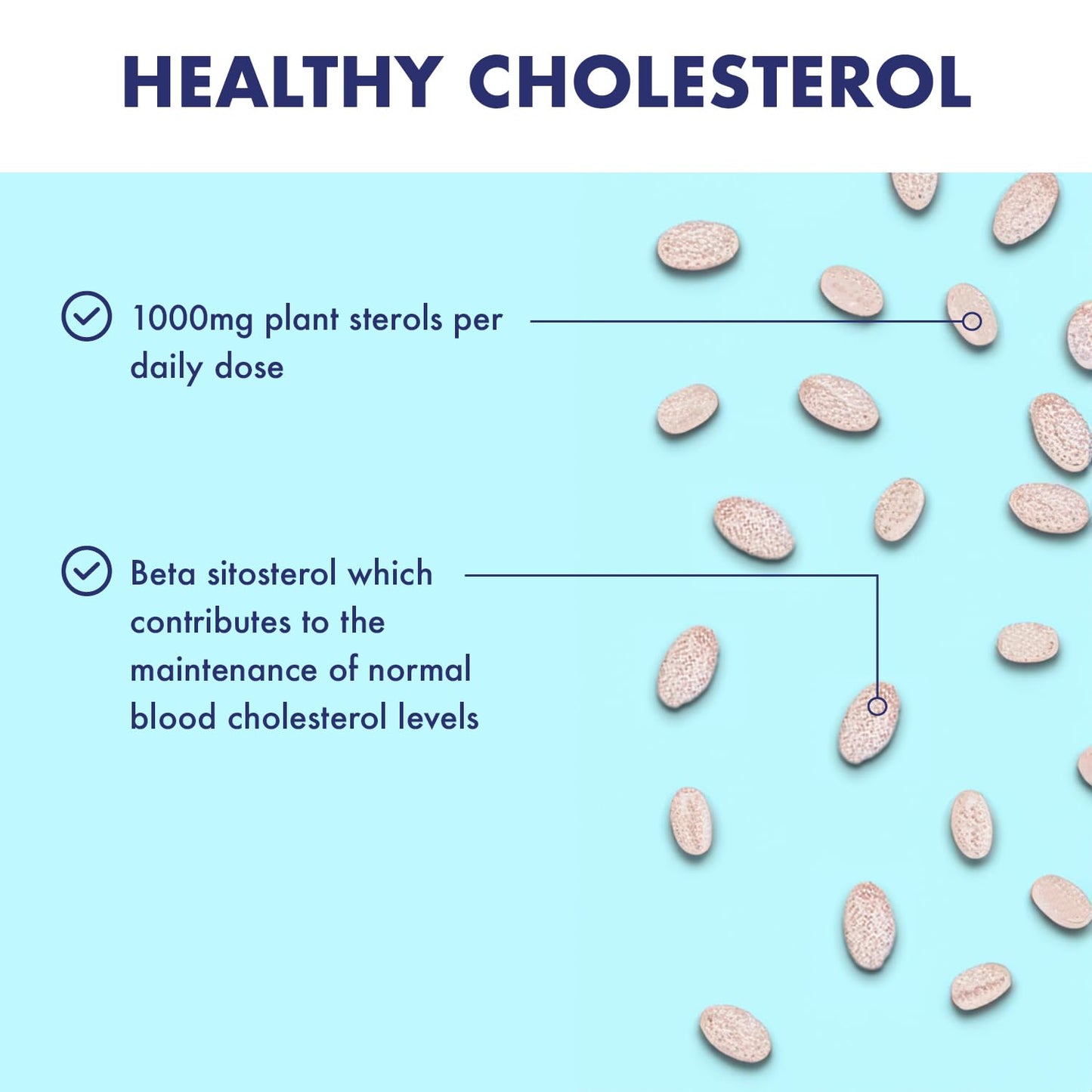 HIGHER NATURE Higher Nature - Red Sterol Complex - Plant Sterols- Red Yeast Rice - Policosanol - for Normal Cholesterol Balance - Vegetarian & Vegan - 90 Tablets