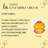 By Taste of Selection Fares Calendula Ointment - Natural Calendula Cream, Wound & Cuts Healing Ointment - Burn & Scar Cream Healing - Regenerates and Soothes The Skin - 20g Tube