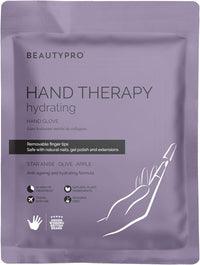 BeautyPro BEAUTYPRO HAND THERAPY Hand Mask Moisturising Gloves Anti-Ageing Treatment Dry Cracked Hand Removeable Tips Safe with Natural Gel & Extensions Nails Skincare Award Winning Brand