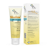 FIXDERMA Fixderma Shadow SPF 30+ Gel Sunscreen for Face, Dermatologist Tested Moisturiser for Men, Face Cream for Women, Water Resistant Sunscreen, SPF 30 Gel - 1.41 OZ (75 g (Pack of 1))