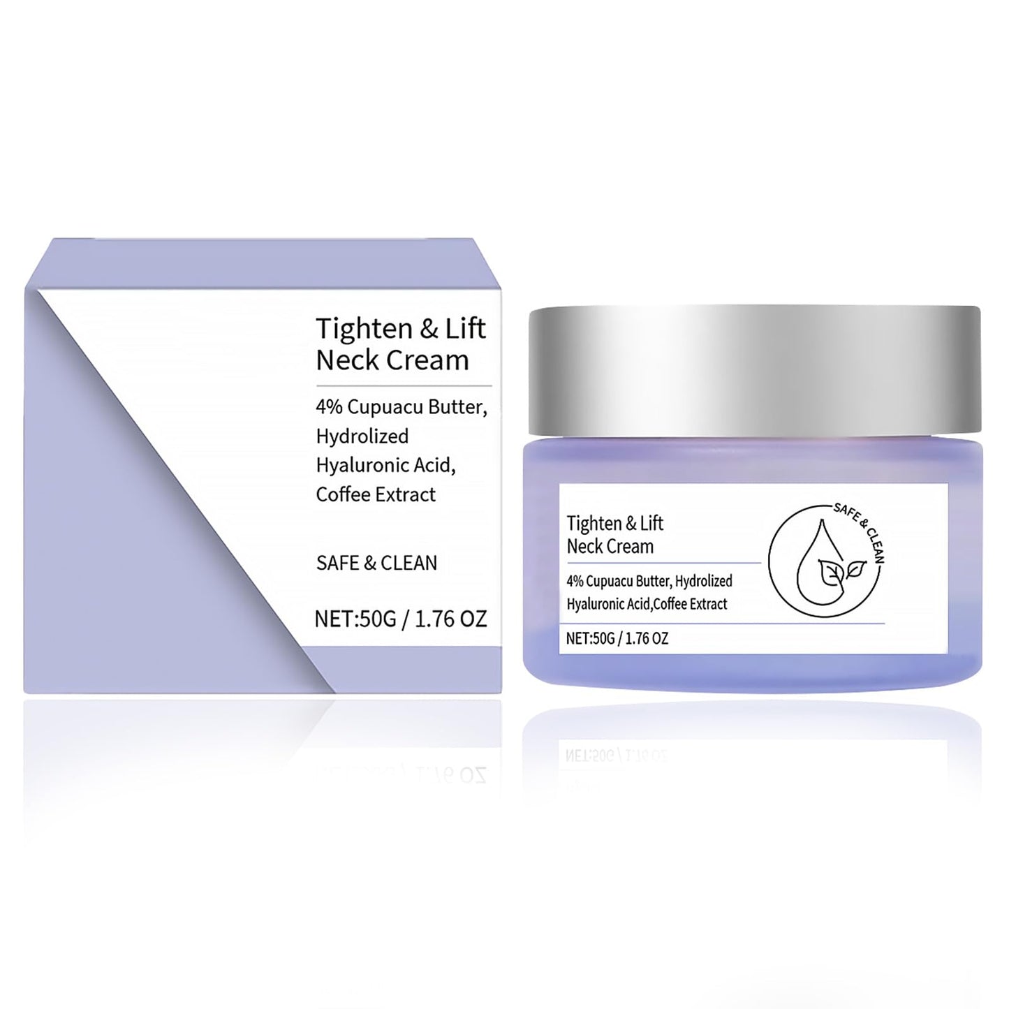 Nadiaen New Neck Firming Cream,Tighten & Lift Neck Cream Best Advanced Tightening and Repair Decolletage Cream Improving Neck Sagging Skin Reducing Wrinkles Skin Care Moisturizing Face Cream(50ml)