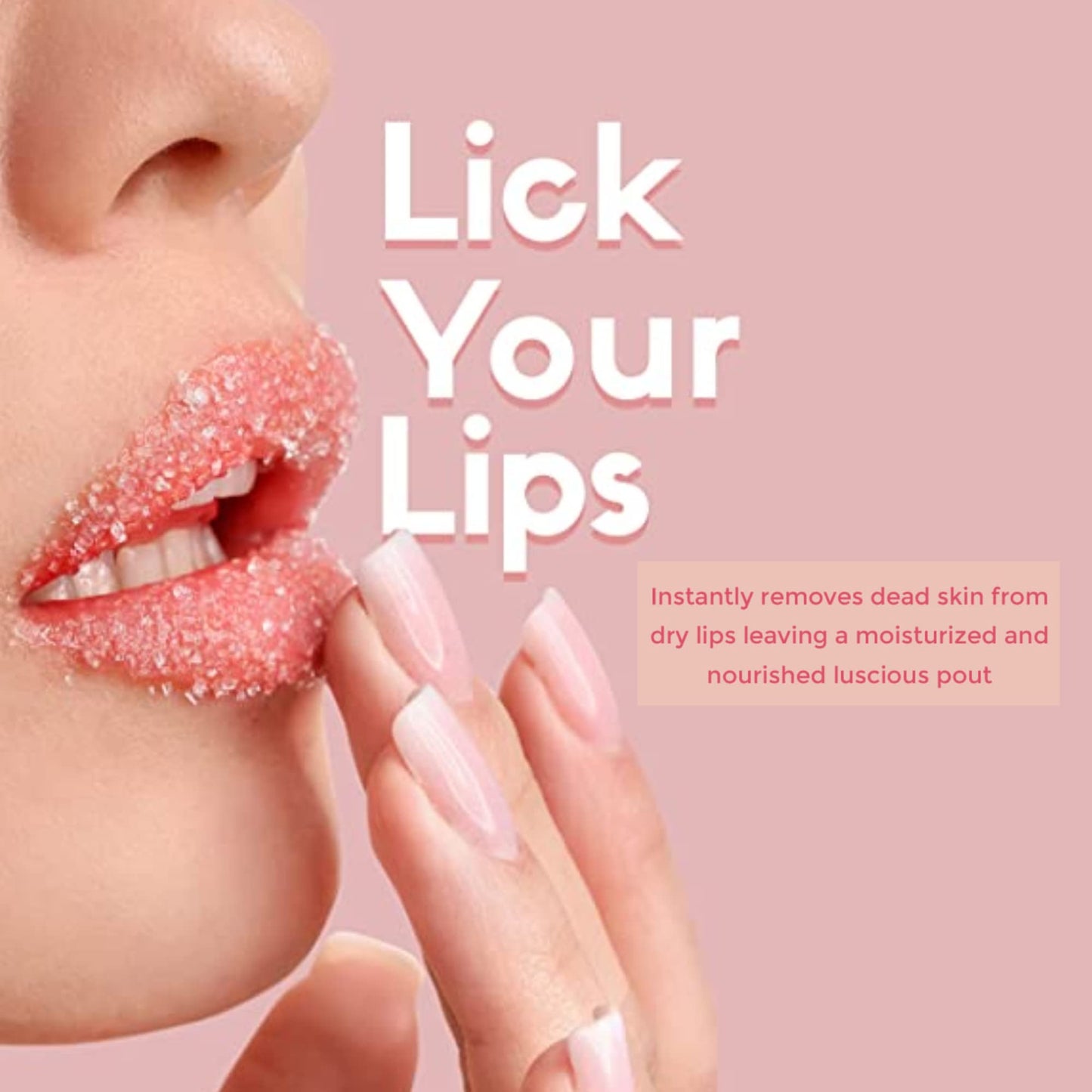 SWOSH Lip Scrub For Dark Lips To Lighten Pink 20 gram With Beeswax and Vitamin E | Lip Brightening Scrub Balm For Women and Men For Exfoliating Dry and Chapped Lips, Removes Tan and Dead Skin Cells