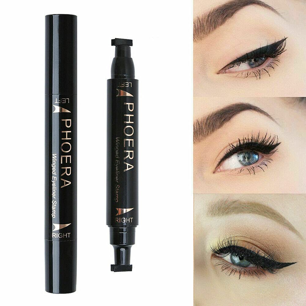Phoera AQUAPURITY - PHOERA Wing Eyeliner Stamp Wing It Liquid Eyeliner Pen Waterproof Eye Makeup Left & Right Eye Stamp