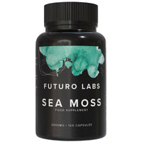 Futuro Labs Sea Moss Capsules by FUTURO LABS - 2000mg Raw Sea Moss [15:1 Extract] - Organic Irish Sea Moss Supplement | Vegan, Non-GMO, Gluten Free | 120 Capsules, 60 Servings