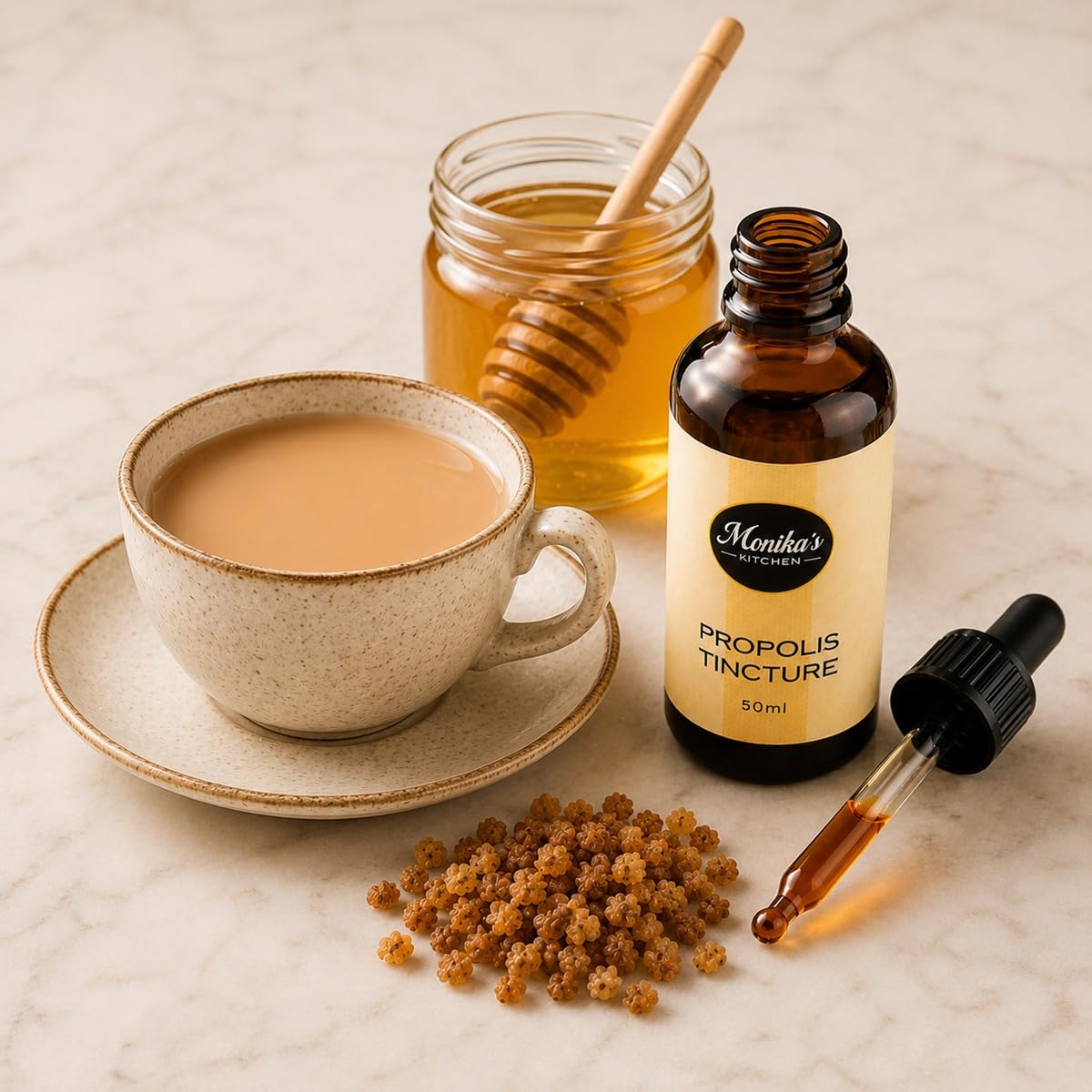 Best of Hungary Propolis Liquid Extract 50ml - Extra Strength Tincture 50% - Immune Booster Drops