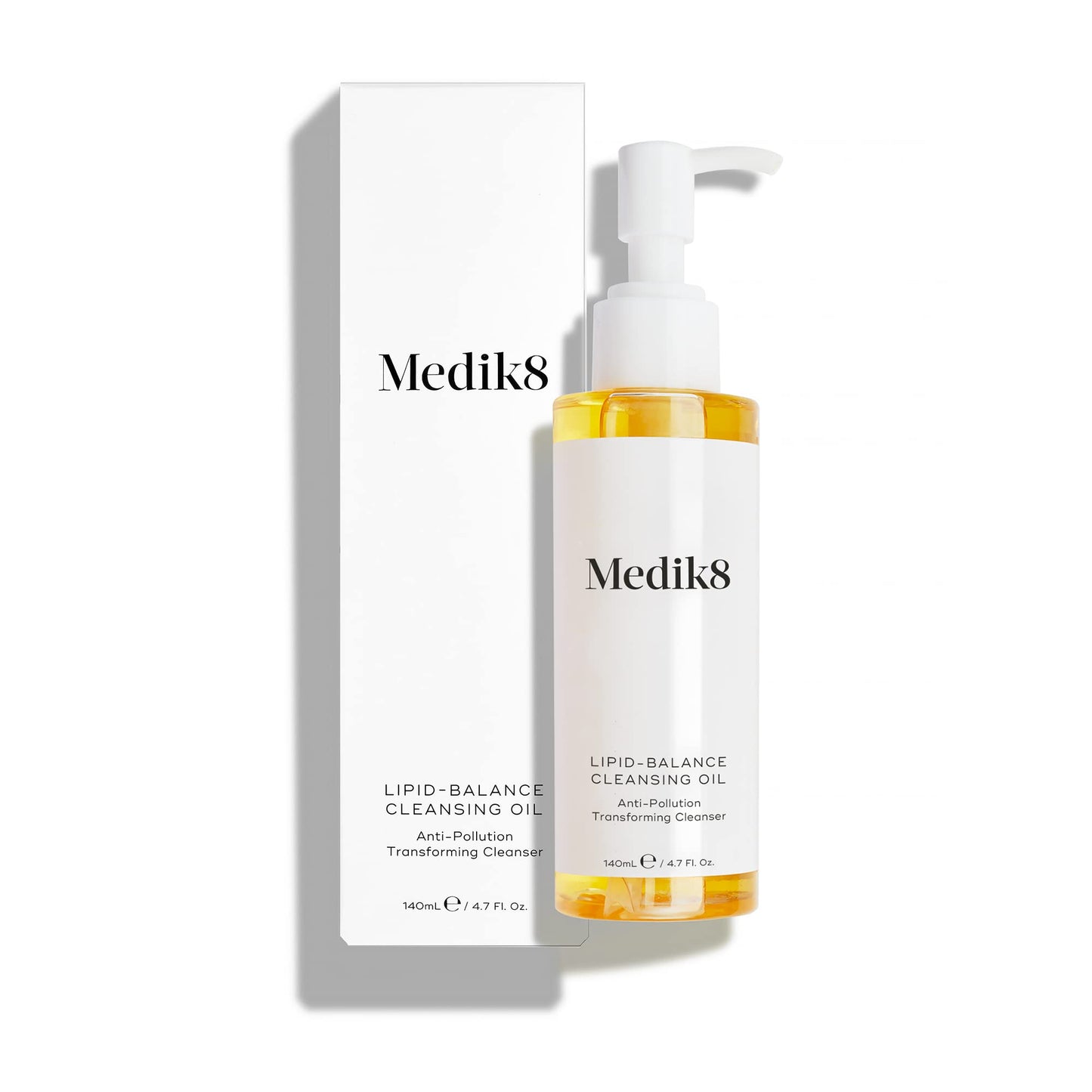 Medik8 Lipid-Balance Cleansing Oil - Transformative Anti-Pollution Cleanser - Removes Impurities, Sunscreen & Waterproof Makeup - Nourishes & Balances Skin - All Skin Types