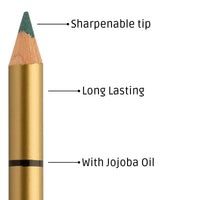 BROOKLIN IMPALA | Waterproof Brooklin Eyeliner Color 319 Green Nacred Forest Waterproof EYELINER WATERPROOF | Eye eyeliner with creamy and soft texture | Easy application | Long duration