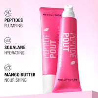 Revolution Skincare London Revolution Skincare, Peptide Pout Lip Treatment, Plumping & Nourishing Formula for Fuller Looking Lips, 15ml