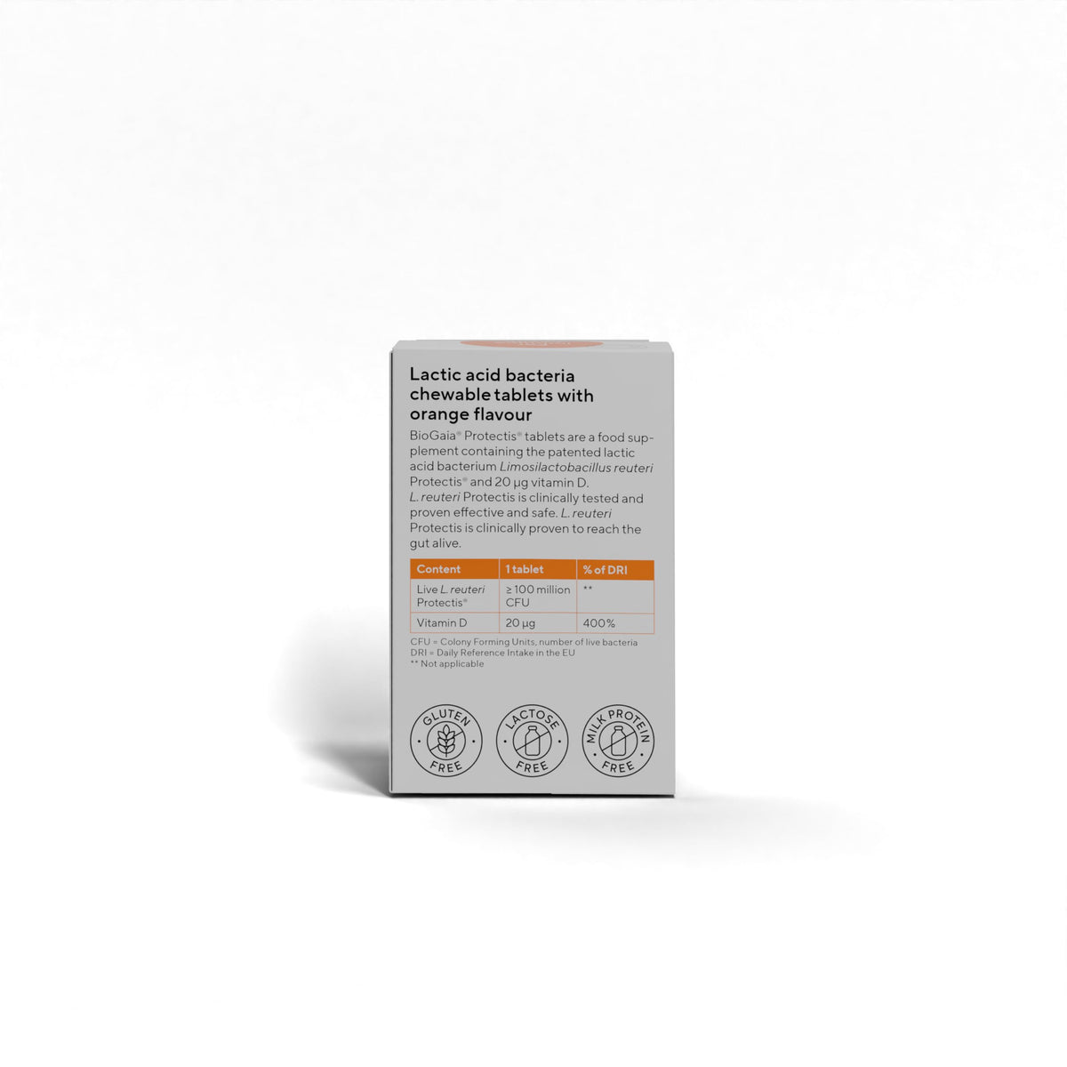 BioGaia BIOGAIA Protectis Probiotic Tablets with Vitamin D3, Orange Flavoured, 30 Tablets