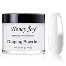 Honey Joy 28g/Box Fine Dipping Powder French Manicure Foundation Colors Pink and White Dip Powder Nails,No UV Led Cure,1oz per box,Clear…