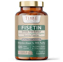 Time Health Fisetin - Ultra Pure - 100mg - 120 Capsules - Anti-Ageing - Autophagy - Senolytic - GMP Standards - UK Made - Vegan - 120 Capsules