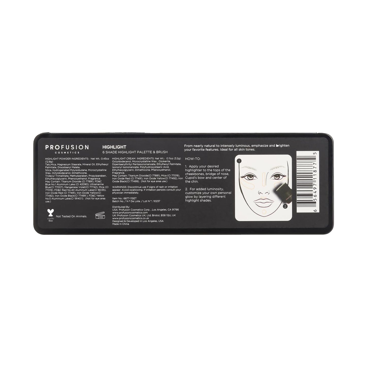 Profusion Cosmetics - Pro Makeup Case, Highlight