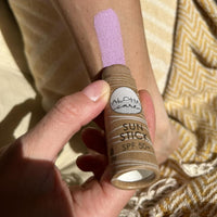 Aloha Care Aloha Sun Stick SPF 50+ | Sunblock Stick for Face | Sunscreen for Surfing | Great Sun Cream for Kids & Outdoor Sports Sunscreen | Plastic Free Packaging 20g | Made in Europe (Purple)