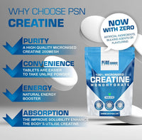 Pure Source Nutrition Pure Source Nutrion Pure Micronised Creatine Monohydrate 360 Tablets