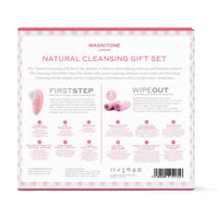 Magnitone Natural Cleansing Ultimate Gift Set with First Step Daily Cleansing Brush and 2 Wipe Out Makeup Remover Cloth Wipes