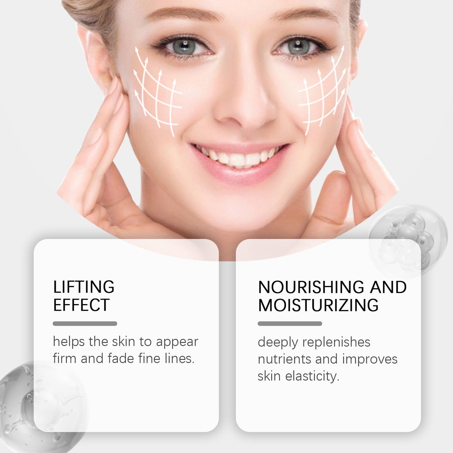 RUICHING Collagen Serum Stick for Face, Peptide Serum Skin Tightening Firming Anti Wrinkle Face Lift Cream, Flysmus Collagen Peptides Firming Stick for Neck Sagging Skin