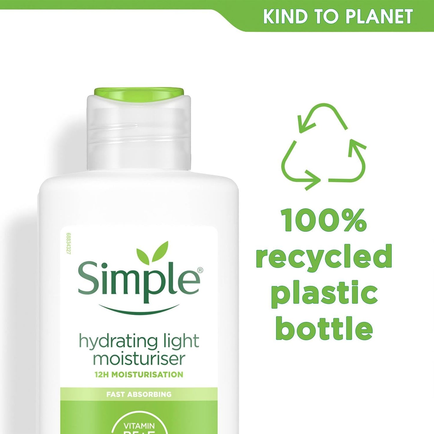 Simple Kind to Skin Hydrating Light Moisturiser, 12h Moisturisation - Pack of 2