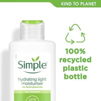 Simple Kind to Skin Hydrating Light Moisturiser, 12h Moisturisation - Pack of 2