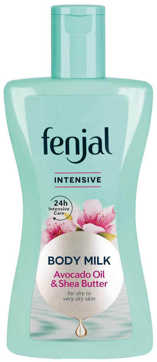 Fenjal Intensive Body Milk, 200ml, Avocado Oil & Shea Butter