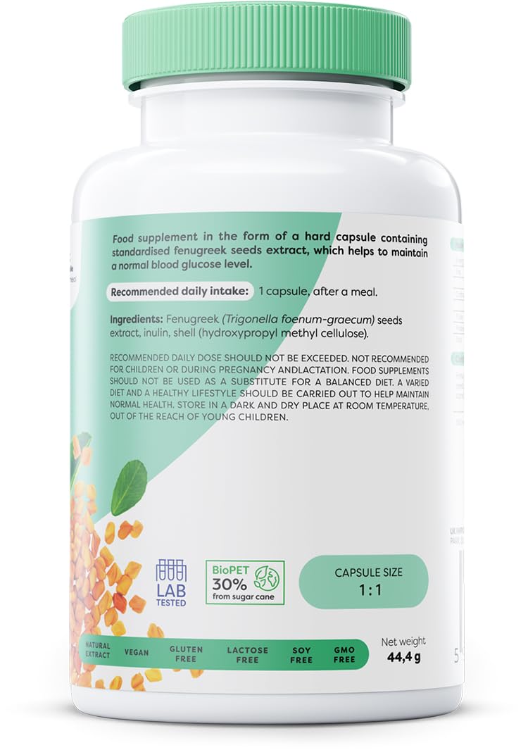 OSAVI Osavi Fenugreek, 550mg - 60 vcaps
