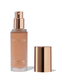 SCULPTED by Aimee Connolly Satin Silk Longwear Foundation from Sculpted by Aimee (Rich 6.0) - Lightweight, Hydrating & Buildable High Coverage, Sweat-Resistant Foundation