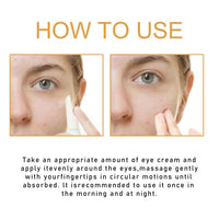 Generic Turmeric Eye Cream, Turmeric Under Eye Balm for Dark Circles, Puffiness Corrector, Brightening Eye Formula, Aging Support Cream, For Tired Eyes, Dull Skin Tone, Fine Texture Lines, Firm Feel