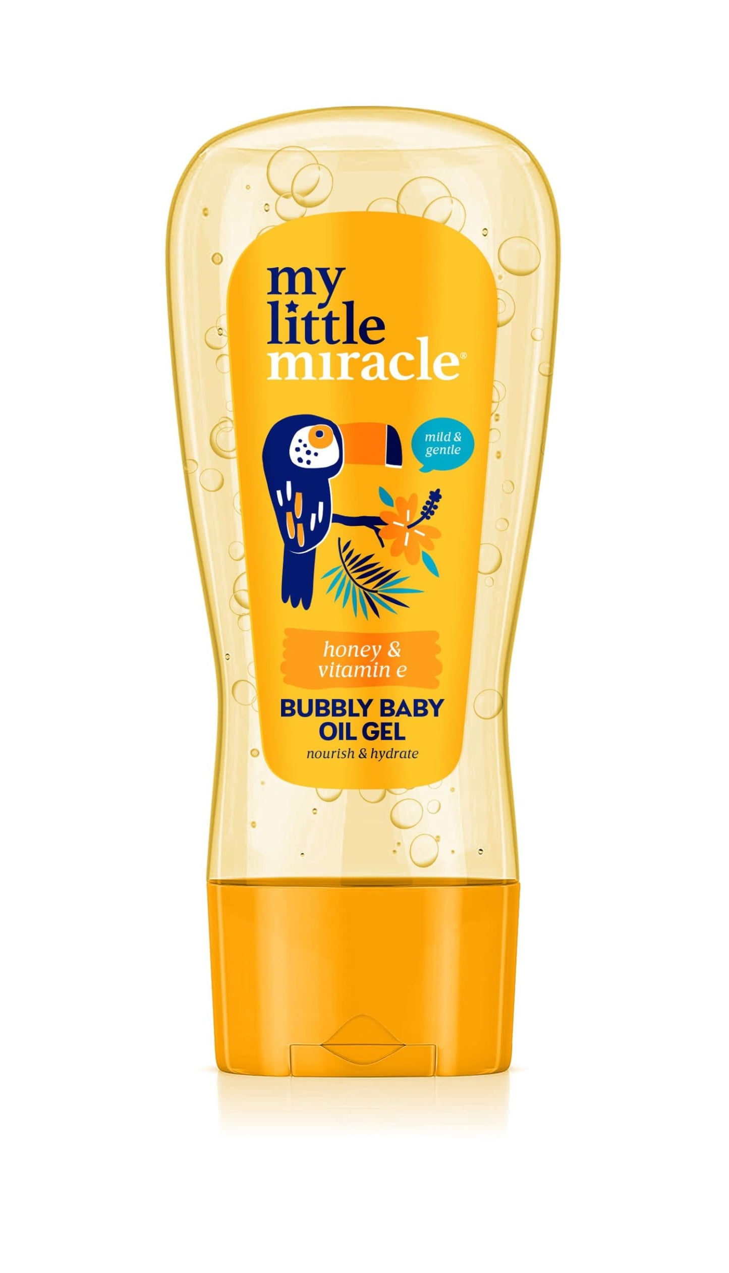My Little Miracle Bubbly Baby Oil Gel Honey & Vitamin E, Nourish & Hydrate, Prevents Dryness Ideal For Baby Massage 200ml