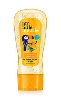 My Little Miracle Bubbly Baby Oil Gel Honey & Vitamin E, Nourish & Hydrate, Prevents Dryness Ideal For Baby Massage 200ml
