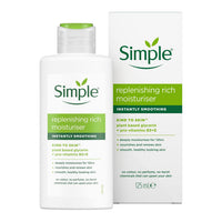 Simple Kind to Skin 12H Moisturisation Replenishing Rich Moisturiser, 125 ml (Pack Of 1)