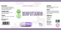 Hepatica Benfotiamine 250mg – 120 Vegan Capsules | High-Strength Vitamin B1 | 3rd Party Lab Tested | Gluten-Free, Non-GMO