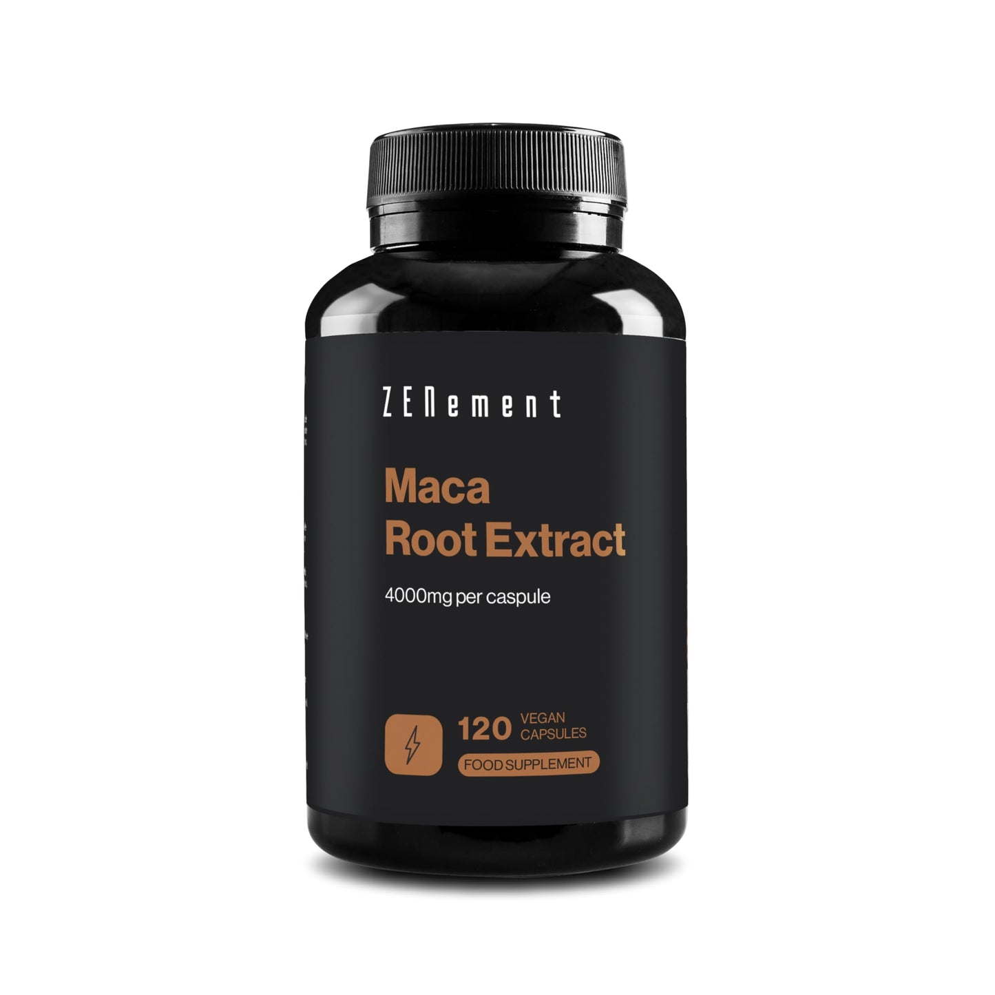 Peruvian Maca – Root Extract Standardised to Macaenes and Macamides – 4000 mg Whole Plant per Capsule – for Men and Women – 120 Vegan Capsules – 4-Month Supply – Zenement