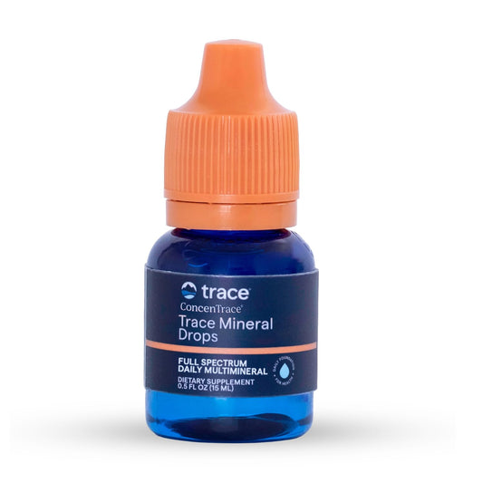Trace Minerals ConcenTrace Mineral Drops | 15ml Travel Size | Supports Energy, Digestion, Bone Health & Hydration, 70+ Ionic Trace Minerals w/Magnesium, Chloride & Potassium