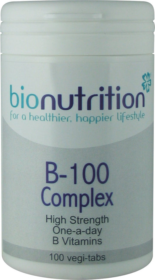 Bio Nutrition B-100 Complex : One-A-Day : Men's Health Vitamins : 100 vegi-tabs