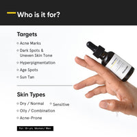 Minimalist 2% Alpha Arbutin Serum for Pigmentation & Dark Spots Removal | Antipigmentation Face Serum For Men & Women with Hyaluronic Acid to Remove Blemishes, Acne Marks & Tanning, Transparent, 30 ml