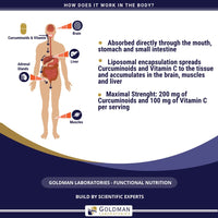 Goldman Laboratories Liposomal Curcuminoids Trust from Goldman Labs– 30 Vegetable Capsules with Vitamin C – Strength – Absorption & Bioavailability- Antioxidant – Immunity – Joint Health – Vegan, Gluten Free & Non-GMO
