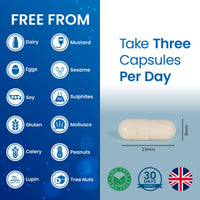 The Good Vitamin Company Flexeze: 1 Month Supply, 90 Capsules - UK-Made for Natural Joint Care