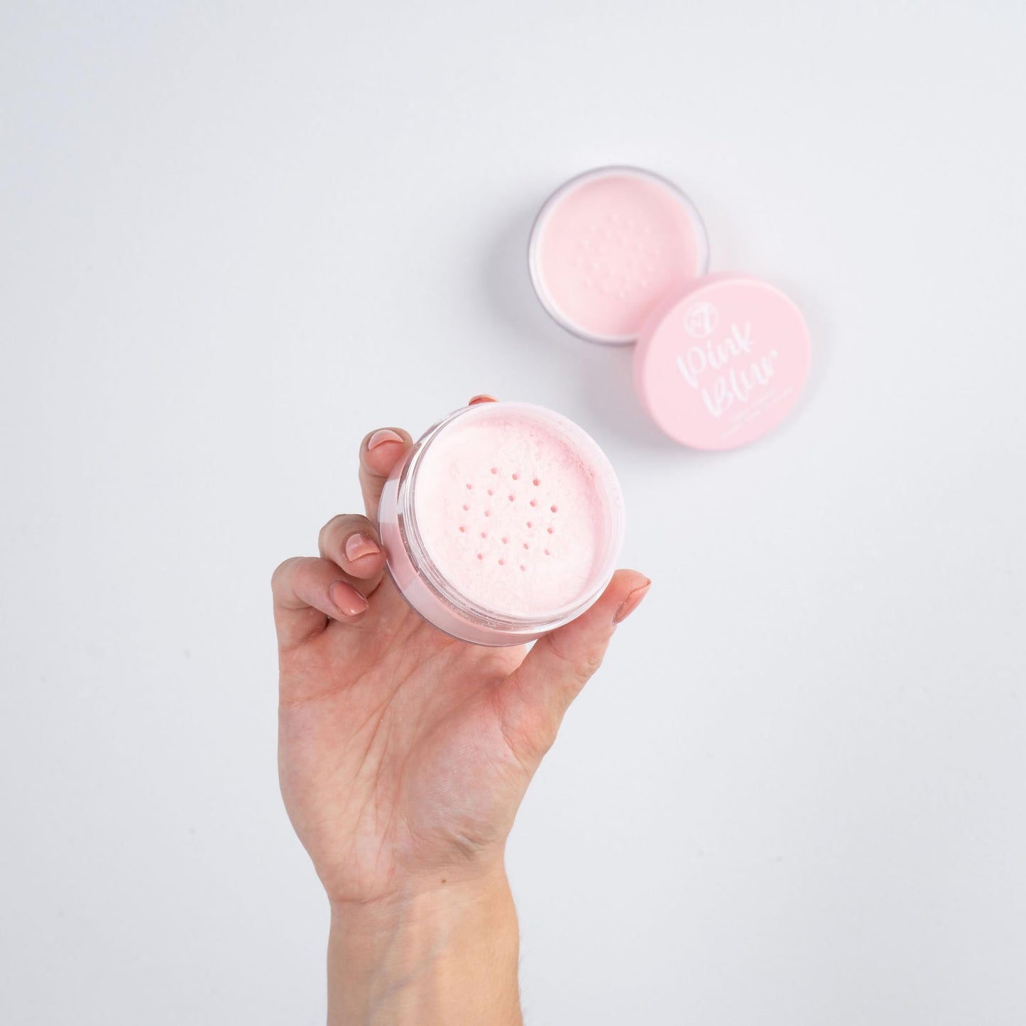 W7 Pink Blur Loose Setting Powder - Weightless Brightening & Blurring Face Powder For All Skin Tones