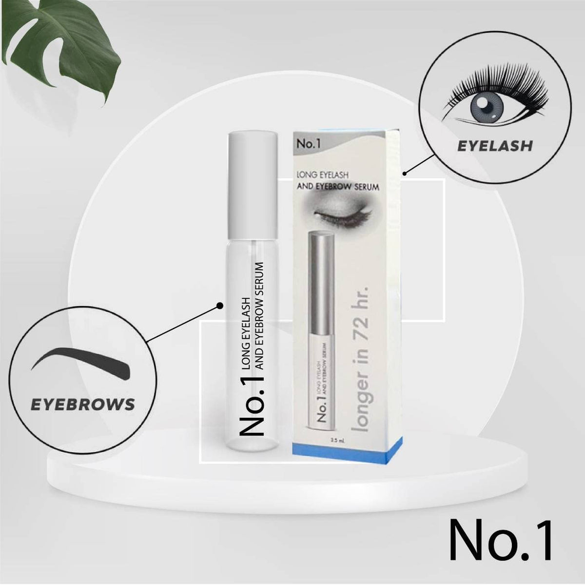 The Body And Skin Clinic The Body & Skin Clinic No.1 Lash Growth Serum Eyelash Growth Serum. Fuller, Longer, Luscious Eyelashes without Eyelash Glue & Mess, Natural Grow