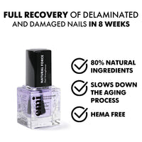 Nail strengthener for repairing damaged nails EMI Natural Force 9 ml