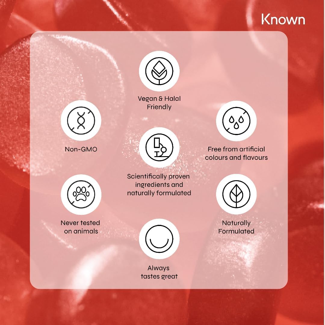 Sea Moss Gummies by Known Nutrition | Natural Immune and Gut Support | Delicious Natural Apple Flavour | 60 Two-a-Day Vegan Vitamin Sea Moss Gummies (1)