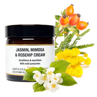 Amphora Aromatics Jasmin Mimosa & Rosehip Cream 60ml - Conditioning and Nourishing