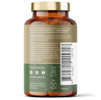 Time Health Vegan Omega 3 – EPA & DHA from Algae Oil – Premium Brand – Carrageenan-Free – Sustainable Algal Alternative to Fish Oil – Vegetarian Essential Fatty Acids – UK Made Supplement (120 Count (Pack of 1))