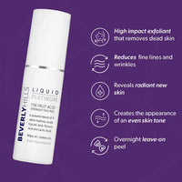 BEVERLY HILLS Beverly Hills 7.5% Glycolic Acid Peel with Lactic Acid & Pyruvic Acid - Face Exfoliator of Damaged & Dead Skin | Anti Aging Chemical Exfoliant for Face for Fine Lines & Wrinkles | Made in USA, 50mL