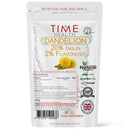 Time Health European Dandelion Extract Capsules - Full Spectrum - High Strength 2400mg Wholefood Equivalent per Capsule - 20% Inulin / 2% Flavanoids - Vegan - No Additives - Pullulan