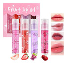 Mornery Lip Oil Set - Roll-On Lip Gloss Set/Fruity Flavors Lip Balm Liquid Lipstick/Moisturizing Lip Glow Oil Lip Care For Girls Women