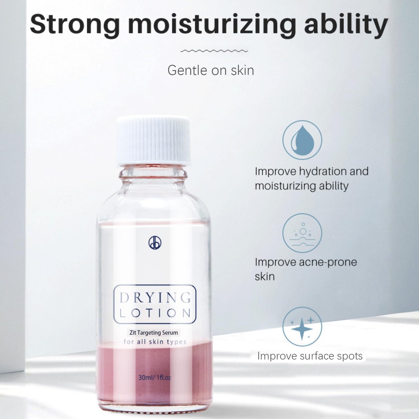 AuraAnge Zit - Targeting Serum - Face Serum for Blemish - Prone Skin, Helps Absorb Excess Oil, Suitable for Men and Women