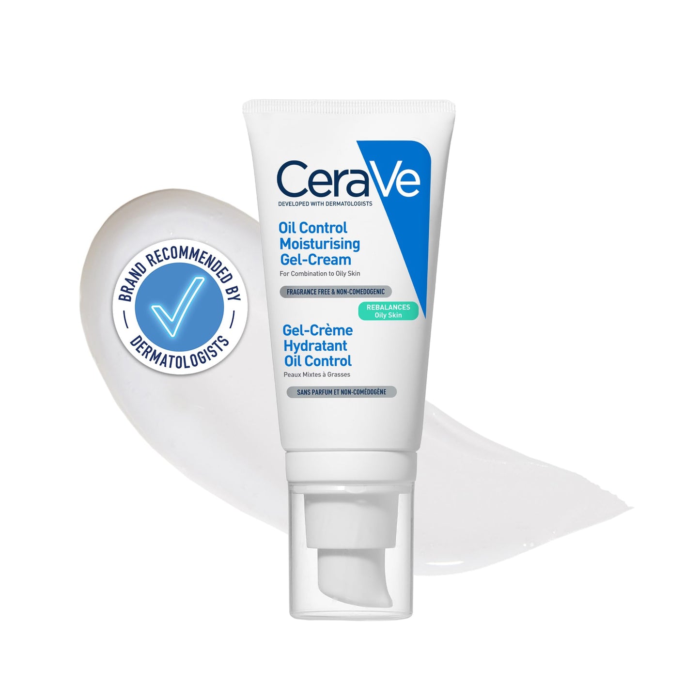 CeraVe Oil Control Moiusturising Gel Cream for Combination & Oily Skin,52ml